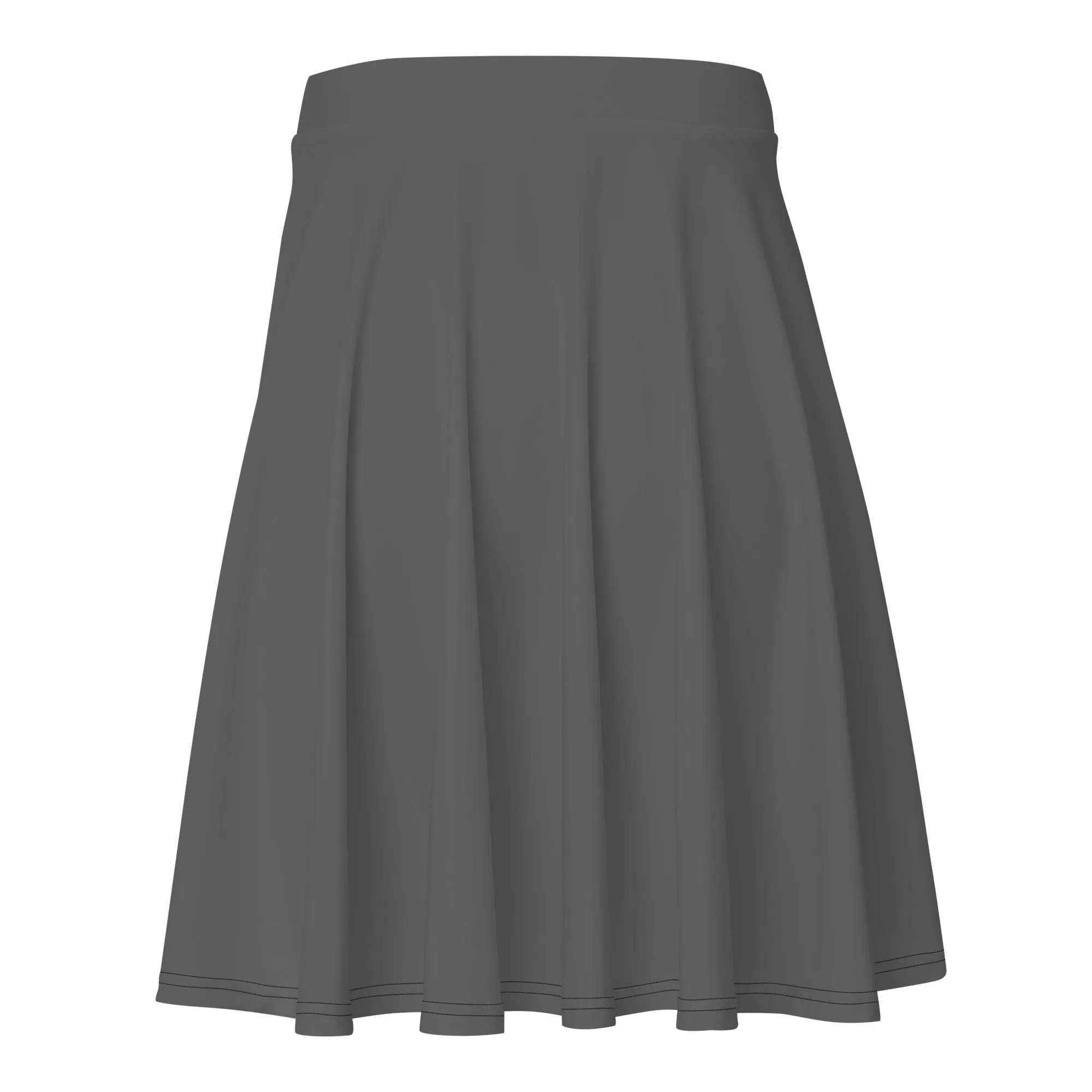 Grey Skater Skirt