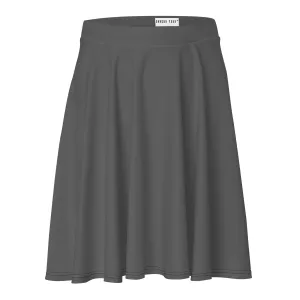 Grey Skater Skirt