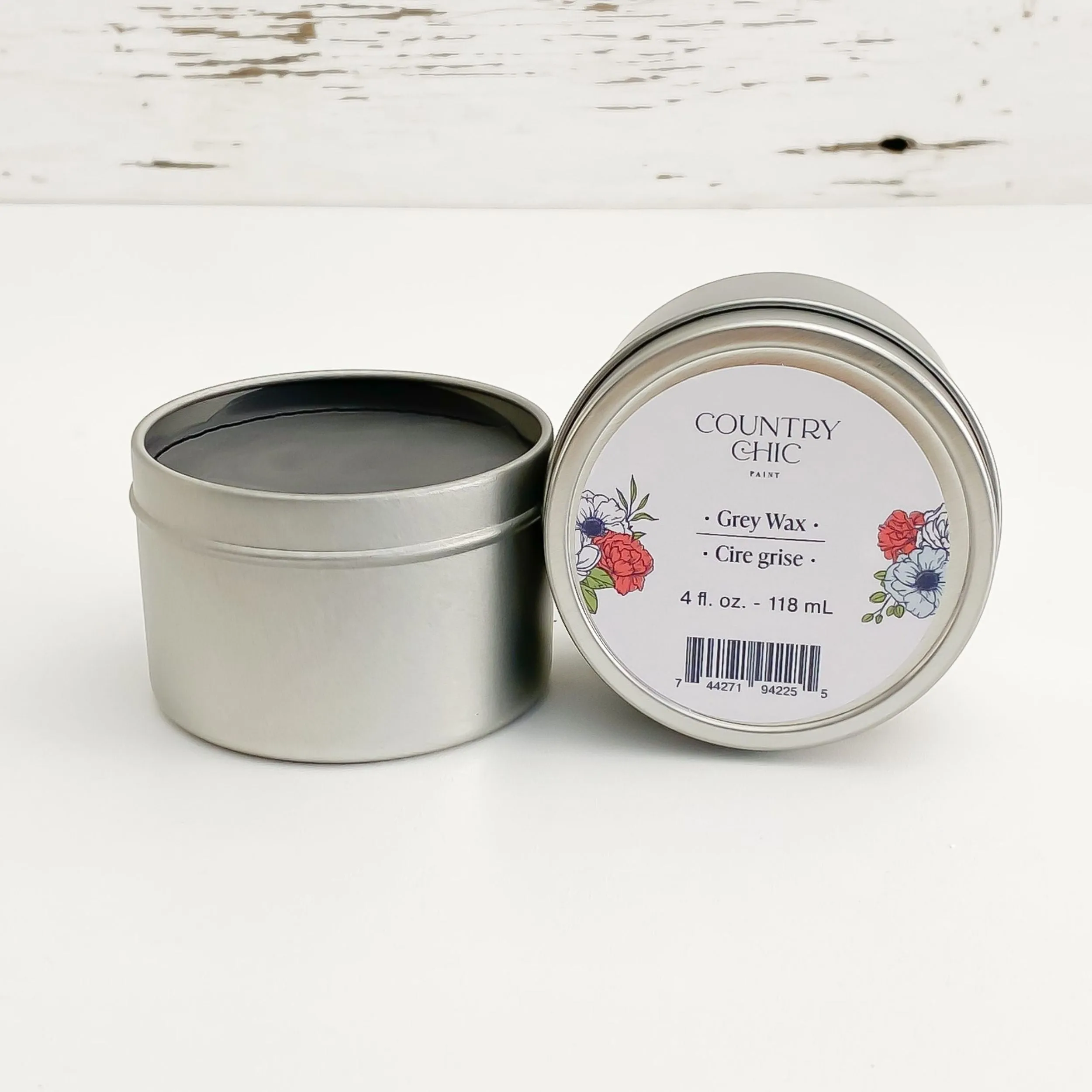 Grey Wax - Natural Sealant for Chalk Furniture Paint or Raw Wood