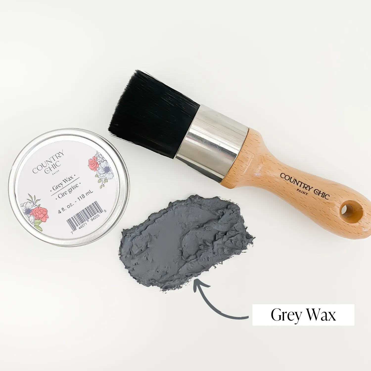 Grey Wax - Natural Sealant for Chalk Furniture Paint or Raw Wood