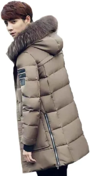 Haitpant Winter Thick Men's Slim Cotton Jacket Students Trend Coat Down Cotton Padded Warm Parkas