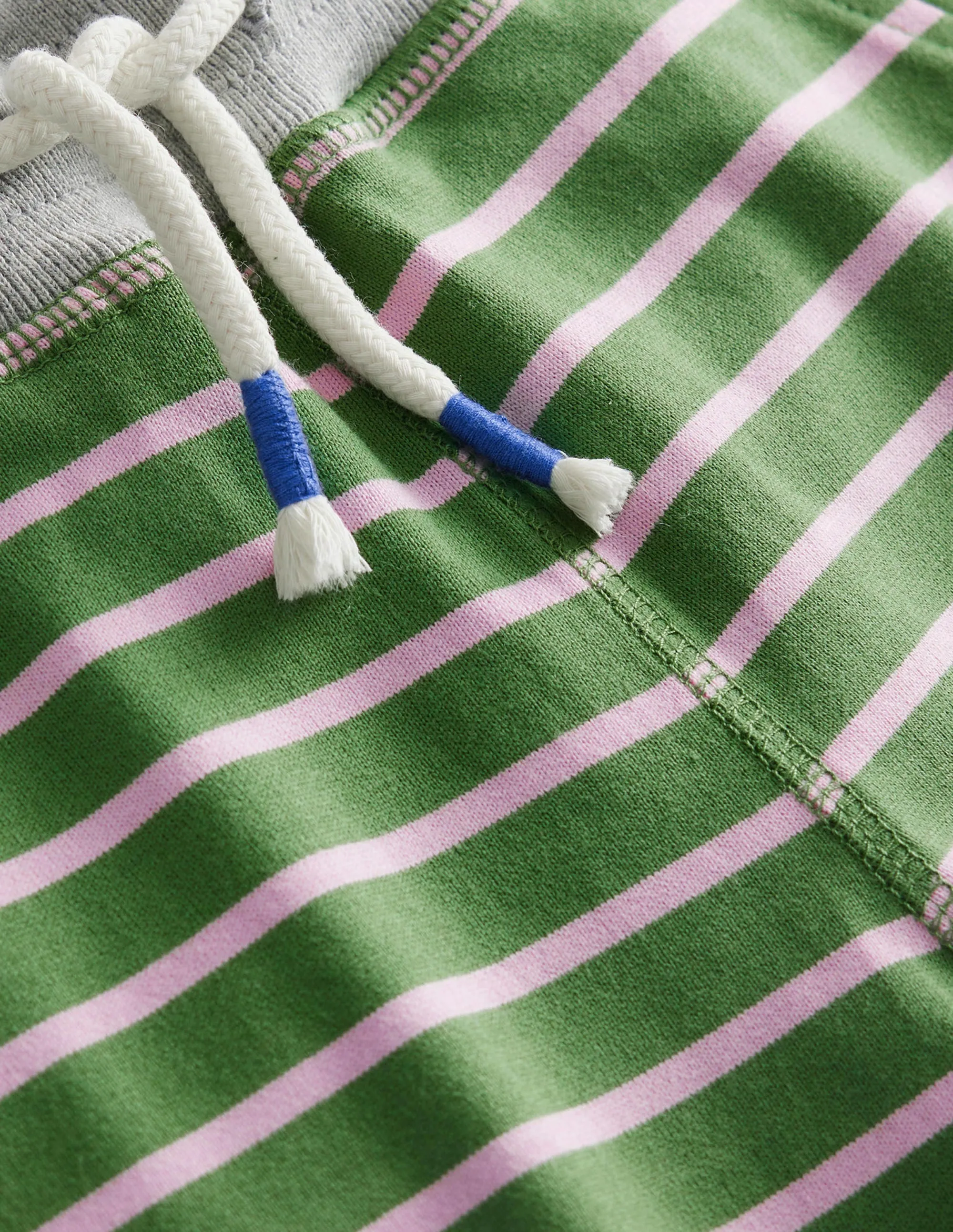 Jersey Baggies-Safari Green/French Pink