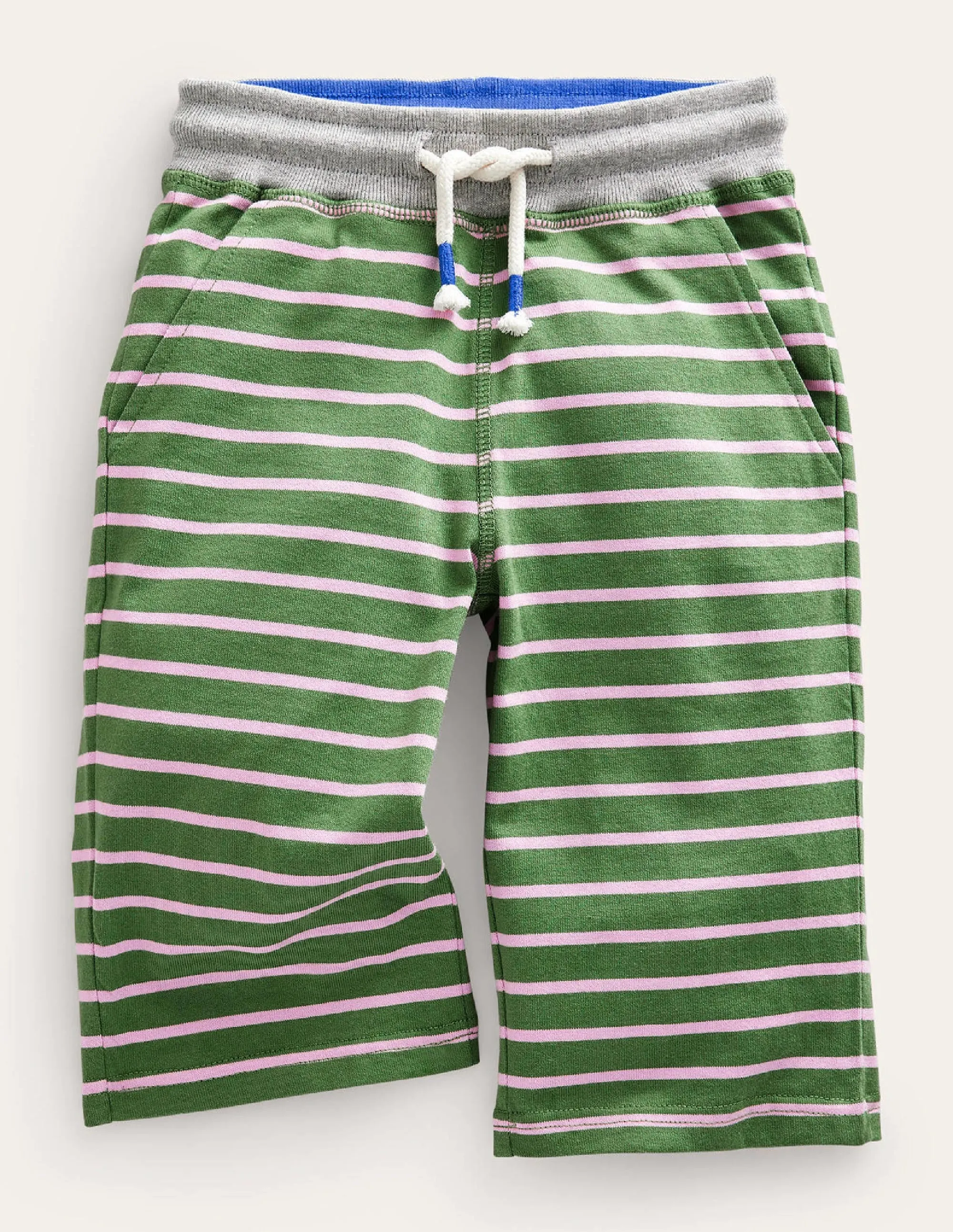 Jersey Baggies-Safari Green/French Pink