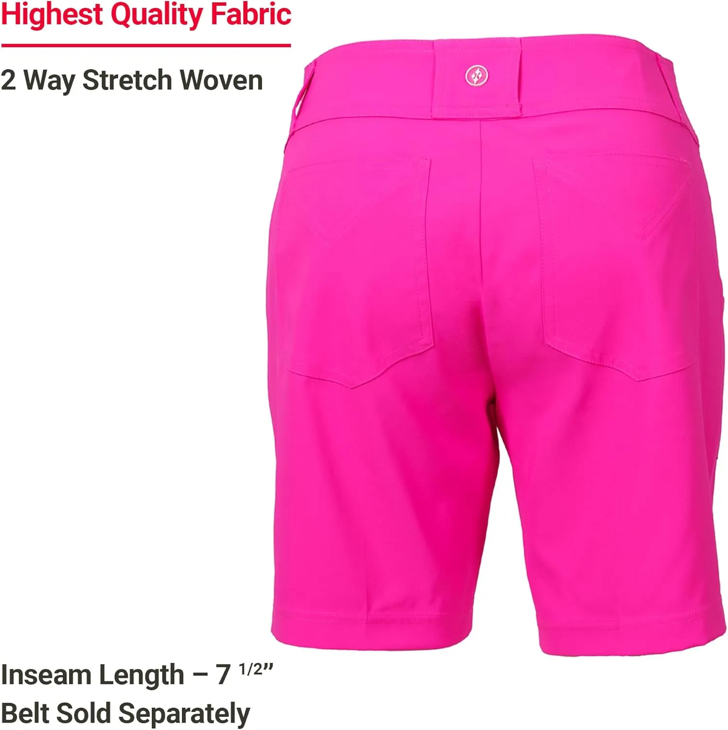 Jofit Apparel Golf Shorts Womens Athletic Clothing, Everyday Shorts for Casual or Sportswear