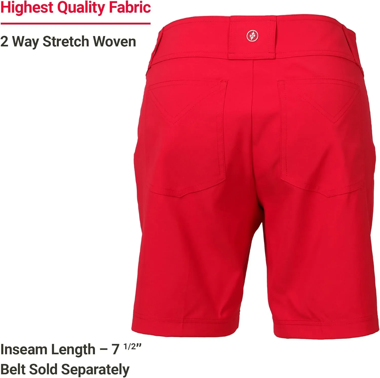 Jofit Apparel Golf Shorts Womens Athletic Clothing, Everyday Shorts for Casual or Sportswear