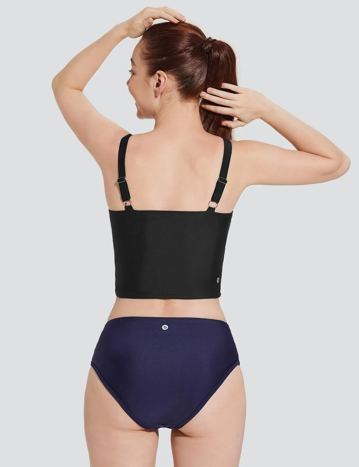 Laureate Square Neck Tankini Tops