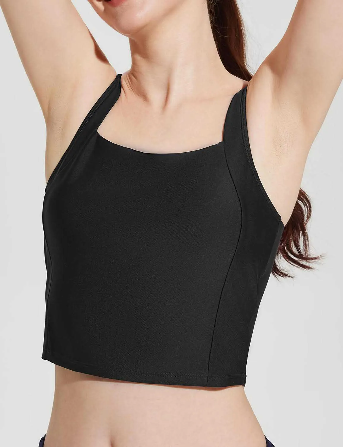 Laureate Square Neck Tankini Tops