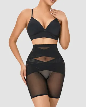 LilyLove® Mesh High Waist Shapewear Shorts