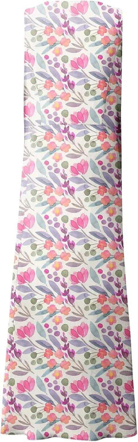 Linen Dress for Women 2024 Summer Flowy Tank Dress Printed Sleeveless Long Dress Casual Maxi Dresses with Pockets