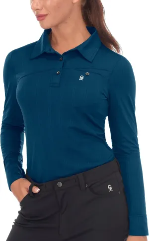 Little Donkey Andy Women's Ultra Stretch Quick Dry Lightweight Golf Polo Shirts Moisture Wicking Top UPF50  Tennis Sports