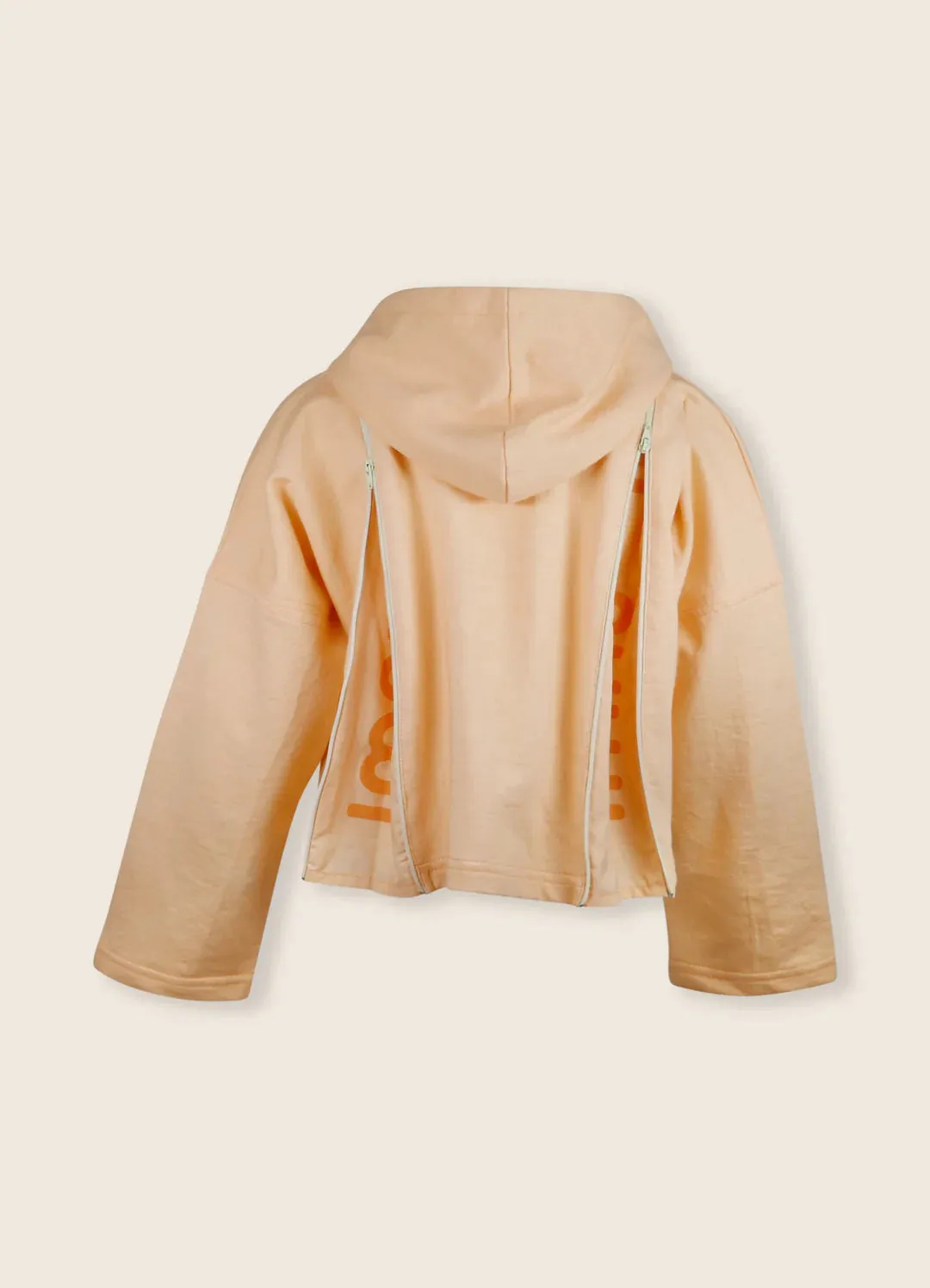 LMN3 Cream Puff Cropped Hoodie No.68