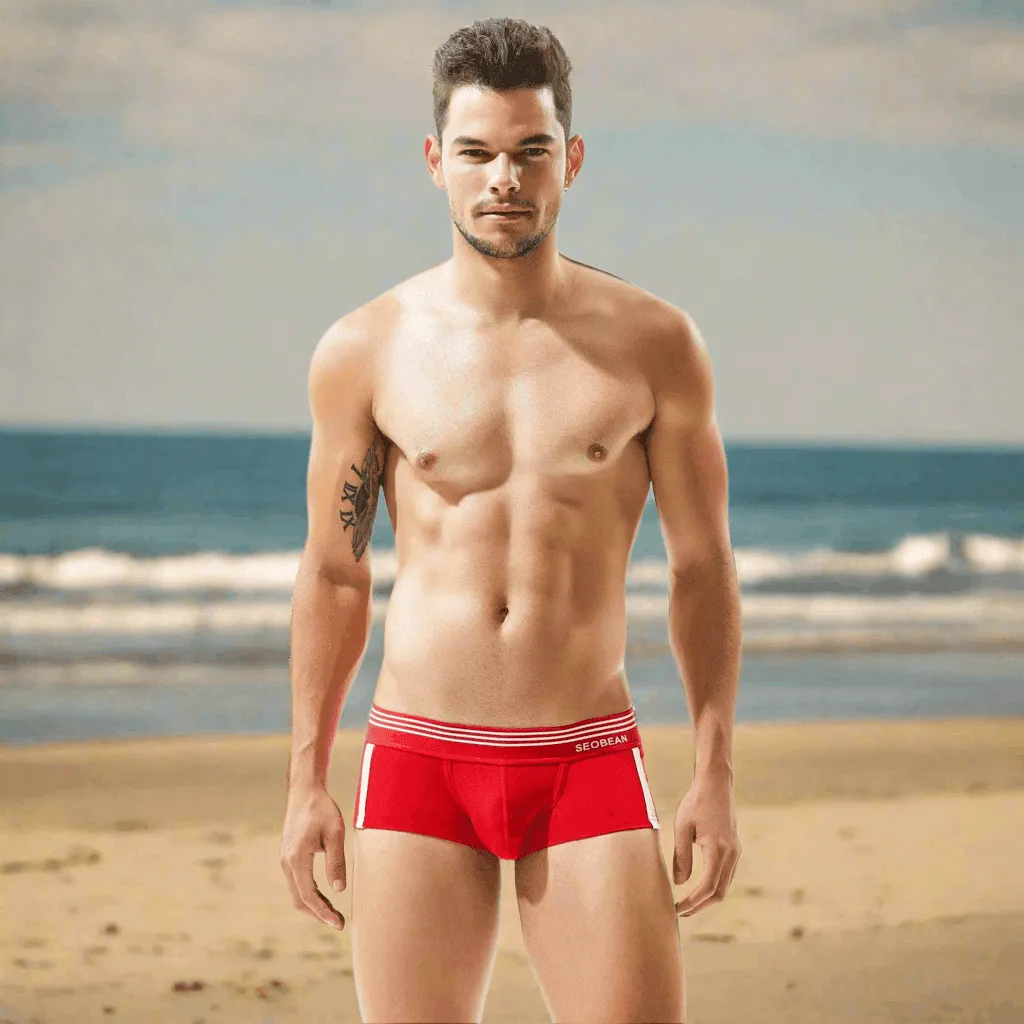 Men’s Breathable Comfortable Cotton Boxer Shorts
