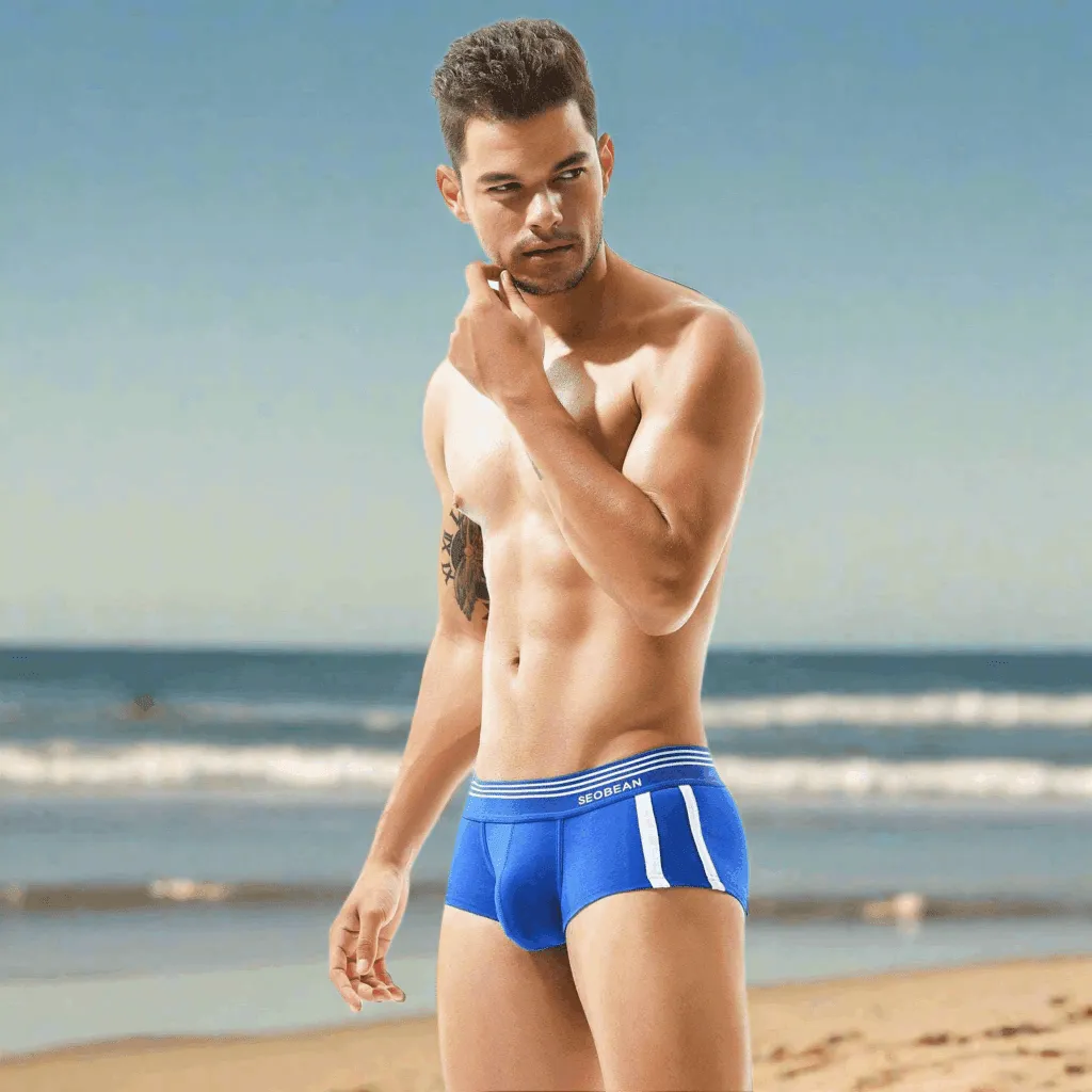 Men’s Breathable Comfortable Cotton Boxer Shorts