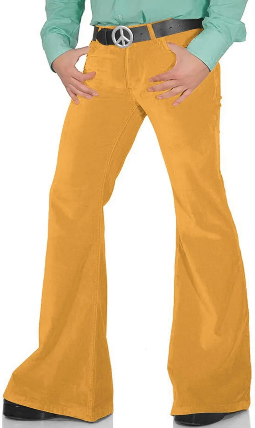 Men's Casual Retro Party 60s 70s Flares Stretch Fit Classic Trend Flares Disco Jeans