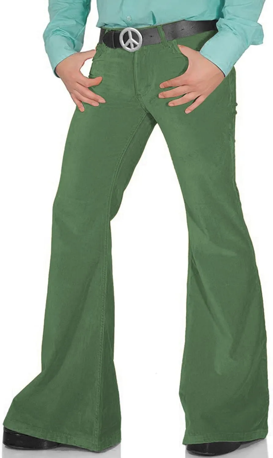 Men's Casual Retro Party 60s 70s Flares Stretch Fit Classic Trend Flares Disco Jeans