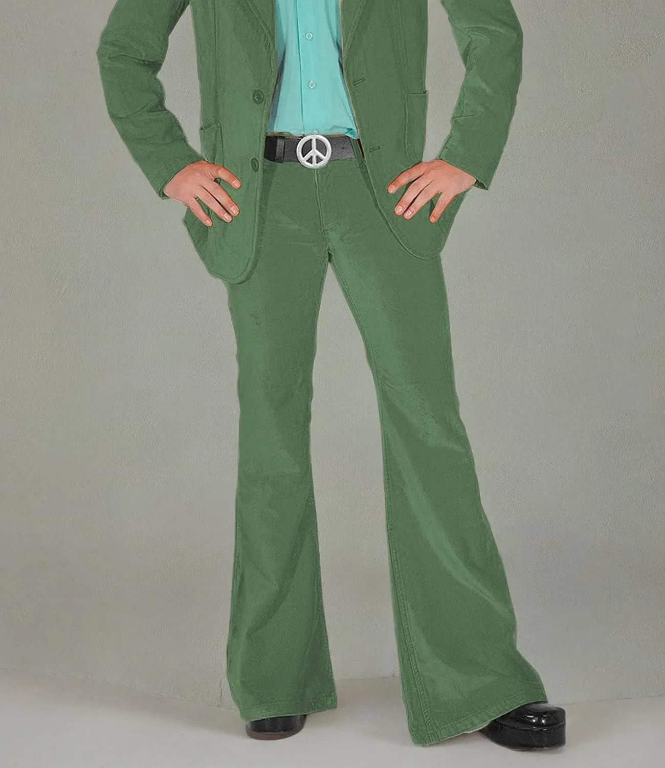 Men's Casual Retro Party 60s 70s Flares Stretch Fit Classic Trend Flares Disco Jeans