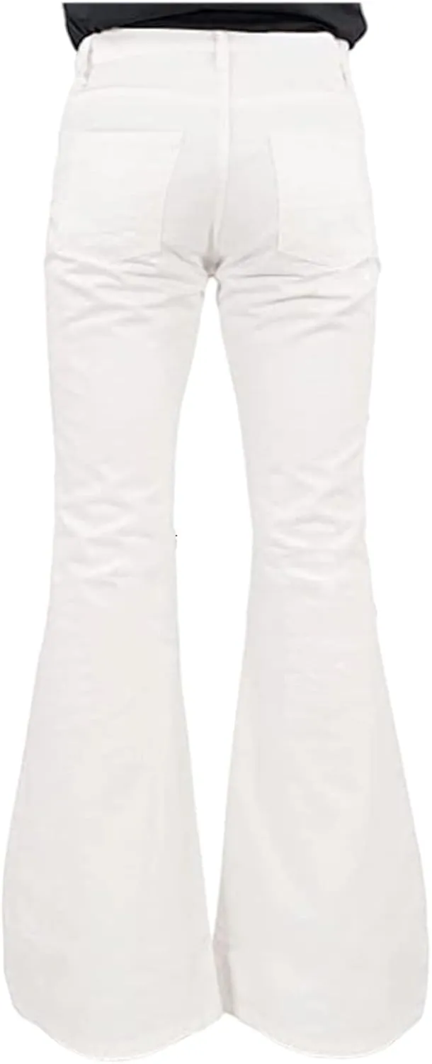 Men's Casual Retro Party 60s 70s Flares Stretch Fit Classic Trend Flares Disco Jeans