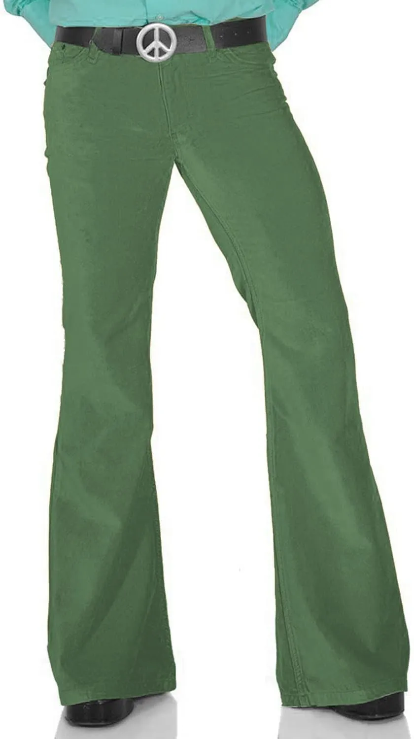 Men's Casual Retro Party 60s 70s Flares Stretch Fit Classic Trend Flares Disco Jeans