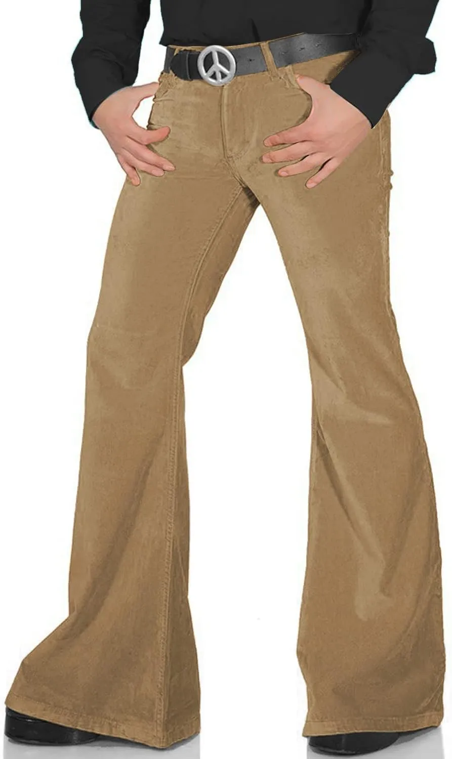 Men's Casual Retro Party 60s 70s Flares Stretch Fit Classic Trend Flares Disco Jeans