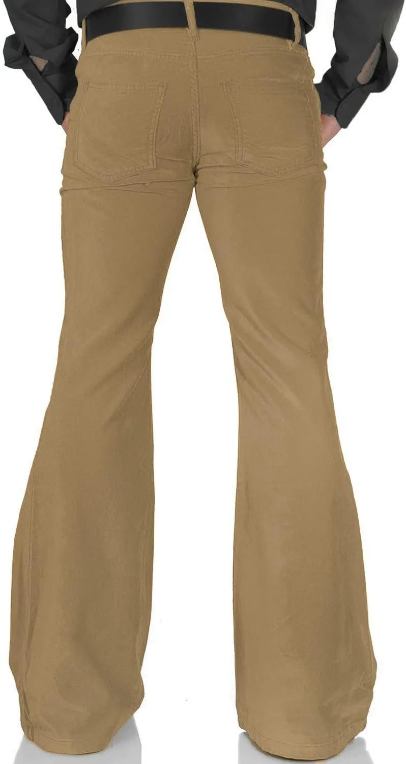 Men's Casual Retro Party 60s 70s Flares Stretch Fit Classic Trend Flares Disco Jeans