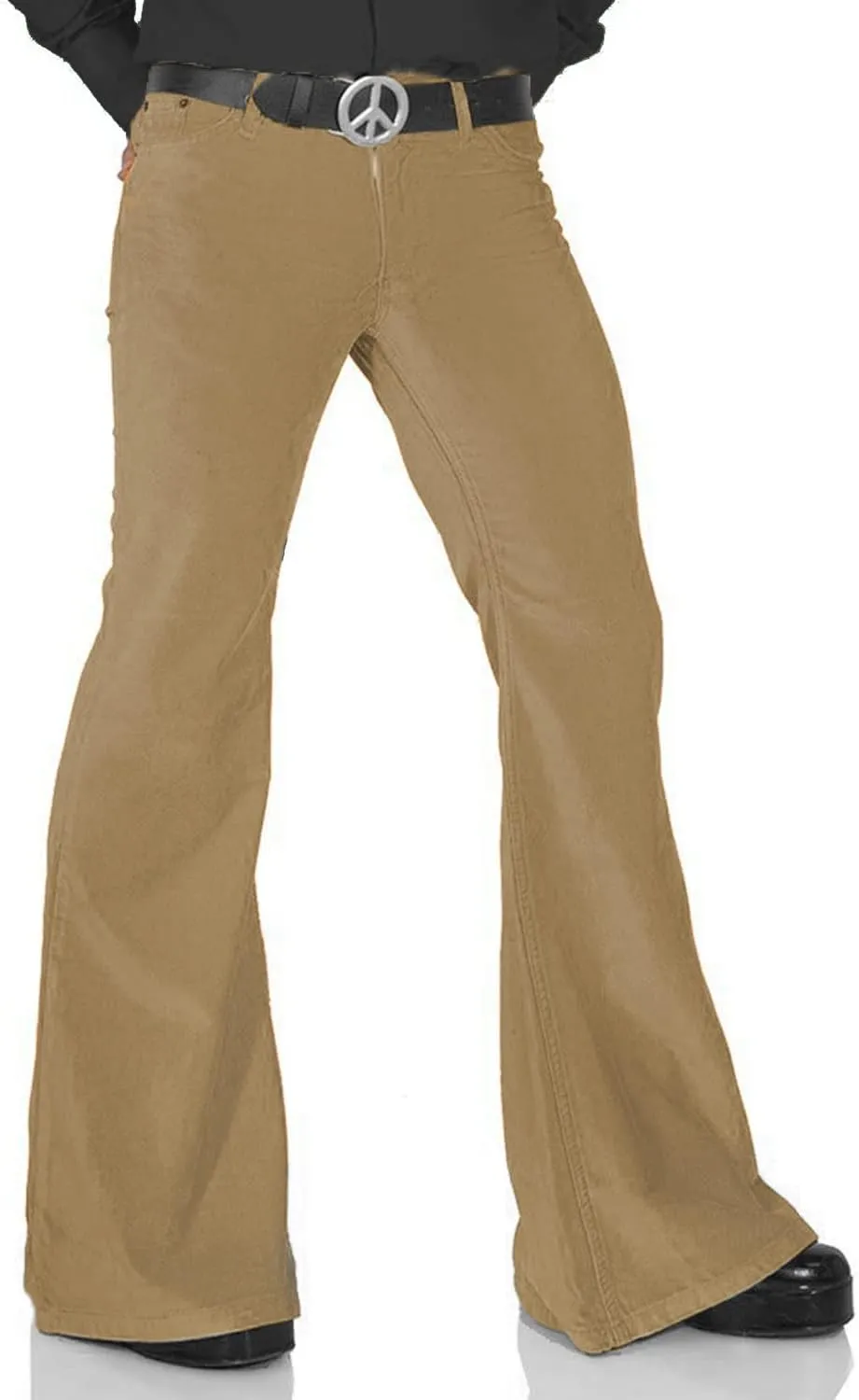 Men's Casual Retro Party 60s 70s Flares Stretch Fit Classic Trend Flares Disco Jeans