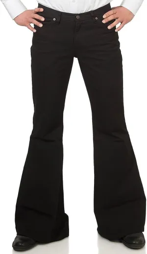 Men's Casual Retro Party 60s 70s Flares Stretch Fit Classic Trend Flares Disco Jeans