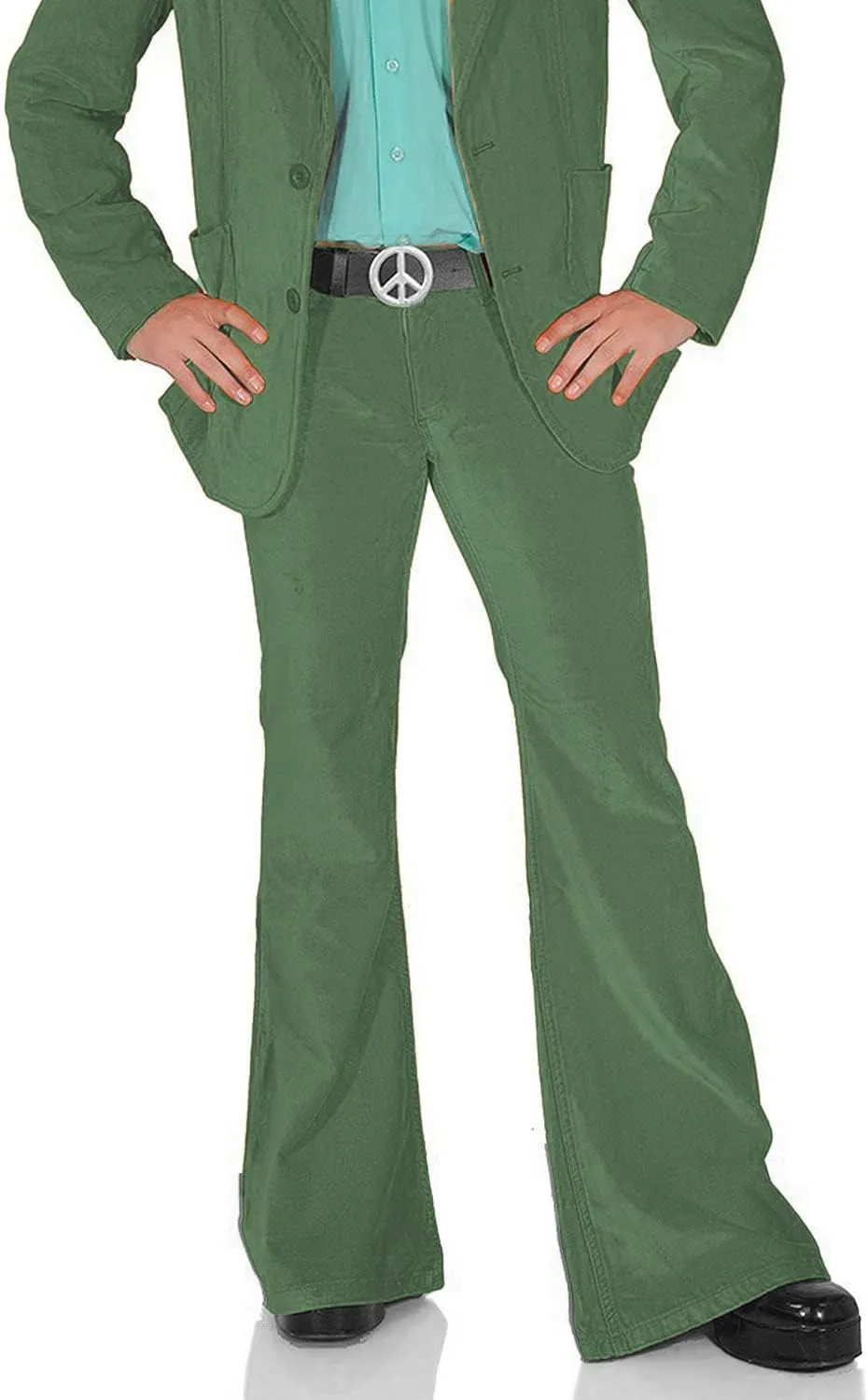 Men's Casual Retro Party 60s 70s Flares Stretch Fit Classic Trend Flares Disco Jeans