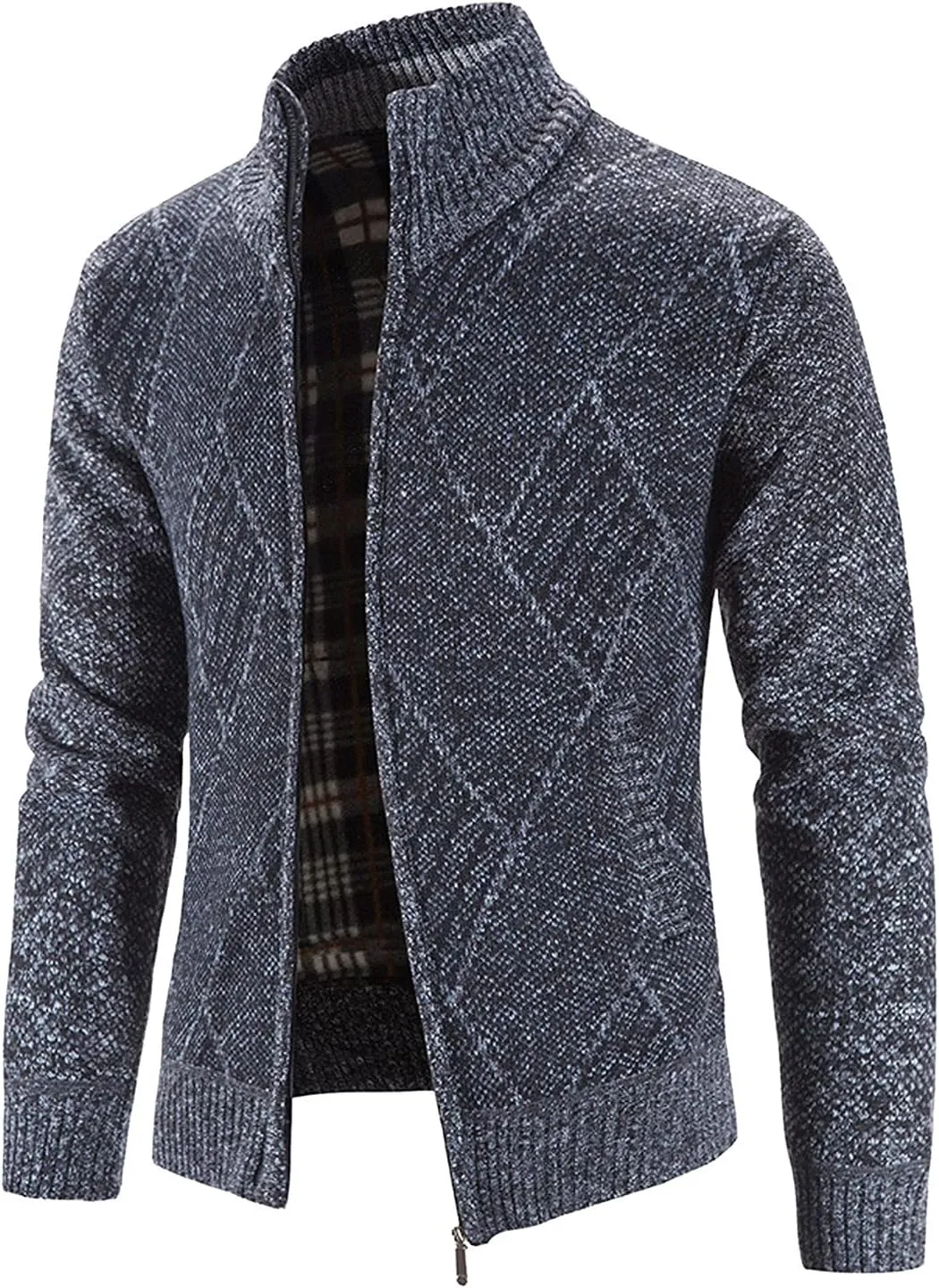 Mens Coat Trend Personality Machine Quilted Clothing Plaid Patchwork Cotton Padded Jacket Men's Ski Jackets plus