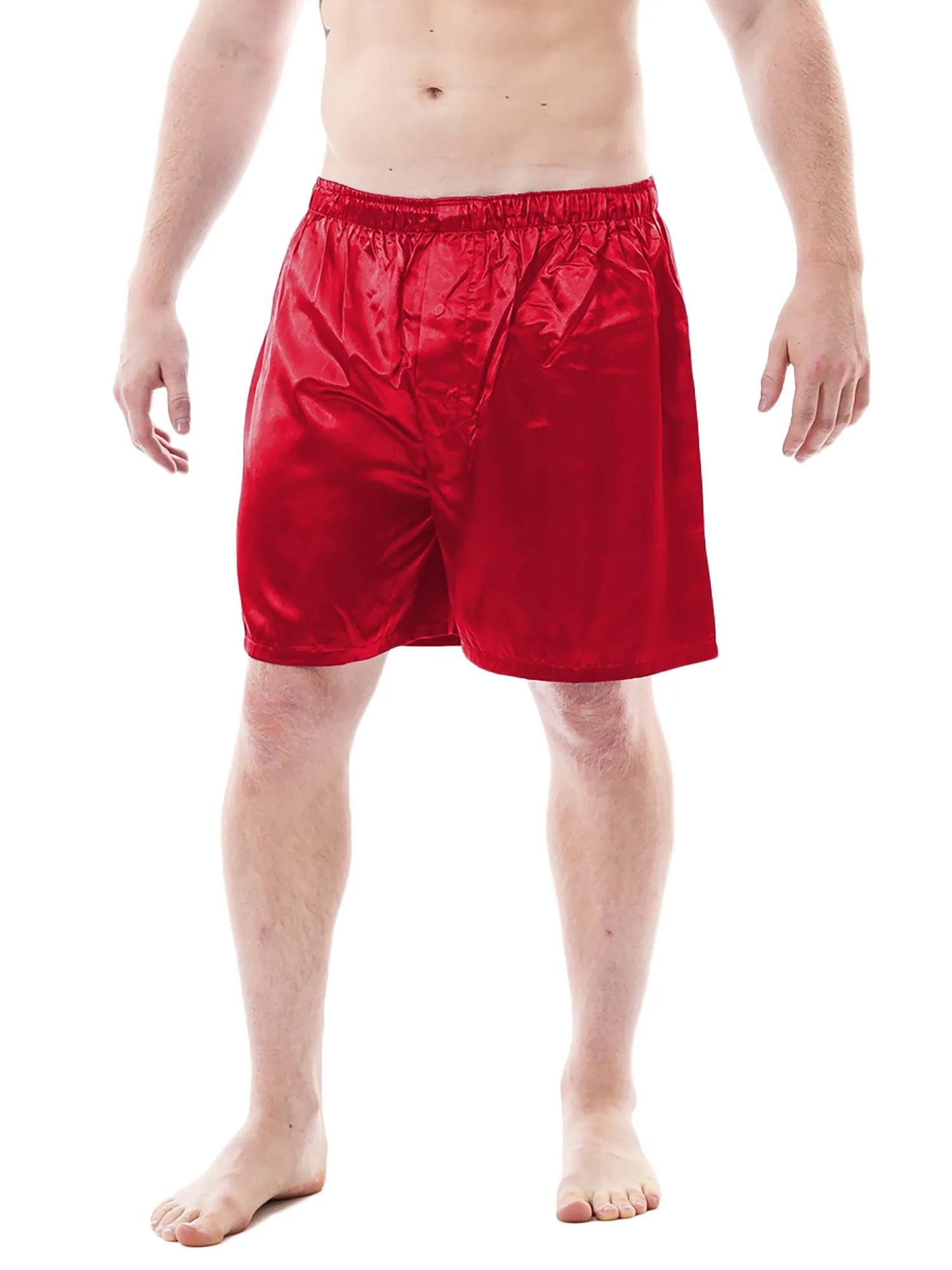 Men's Shorts / Boxers, Satin, 3-Piece Multicolor Combo Pack (MCS01-A)