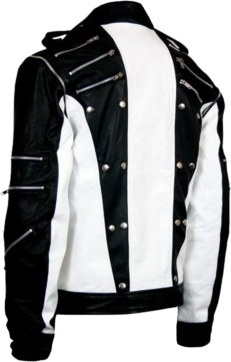 MJ 1984 Motorcycle Faux Leather Jacket For Mens