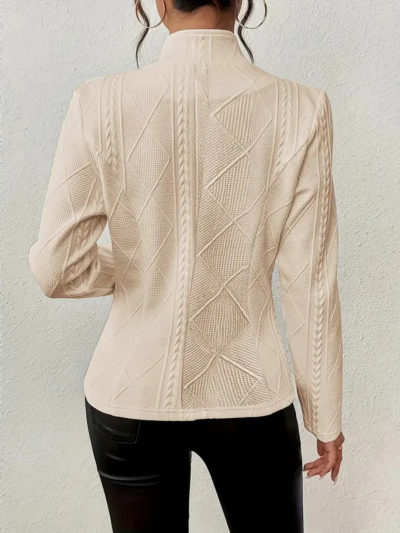 Morallure - Elegant Textured Jacket