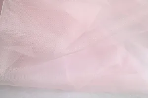 Mountains of Snow (Pink) - Polyamide Tulle
