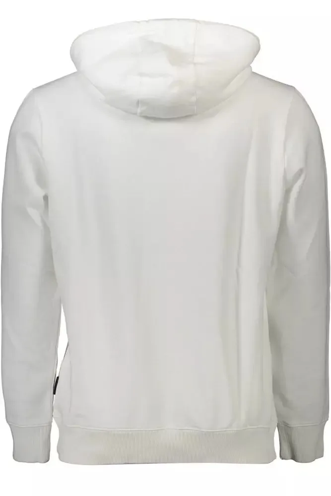 Napapijri Chic White Hooded Sweatshirt