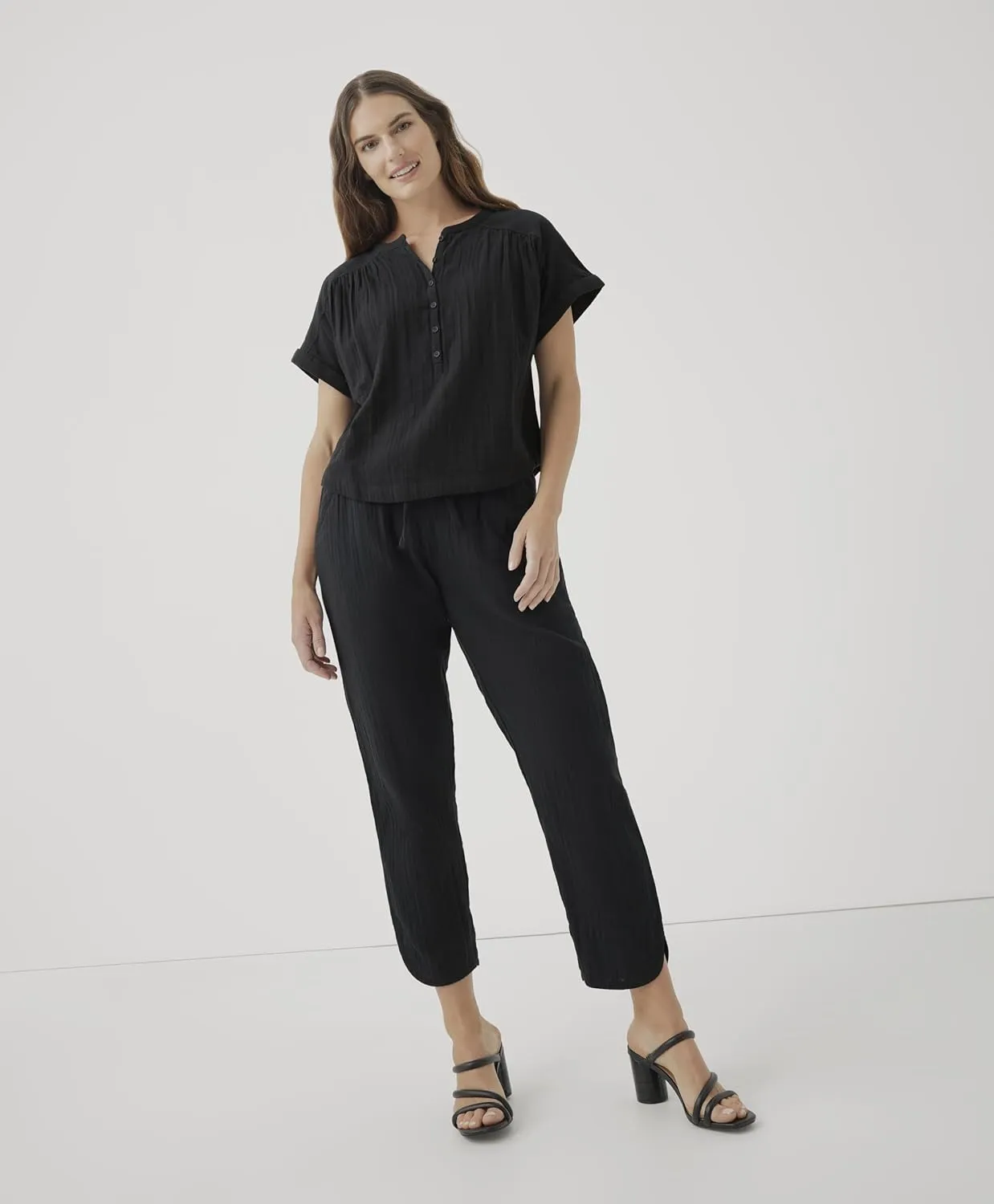 Pact Organic Cotton Women's Gauze Pull-On Casual Pants