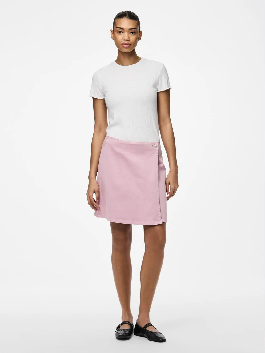 PCMILLE Short Skirt - Dawn Pink