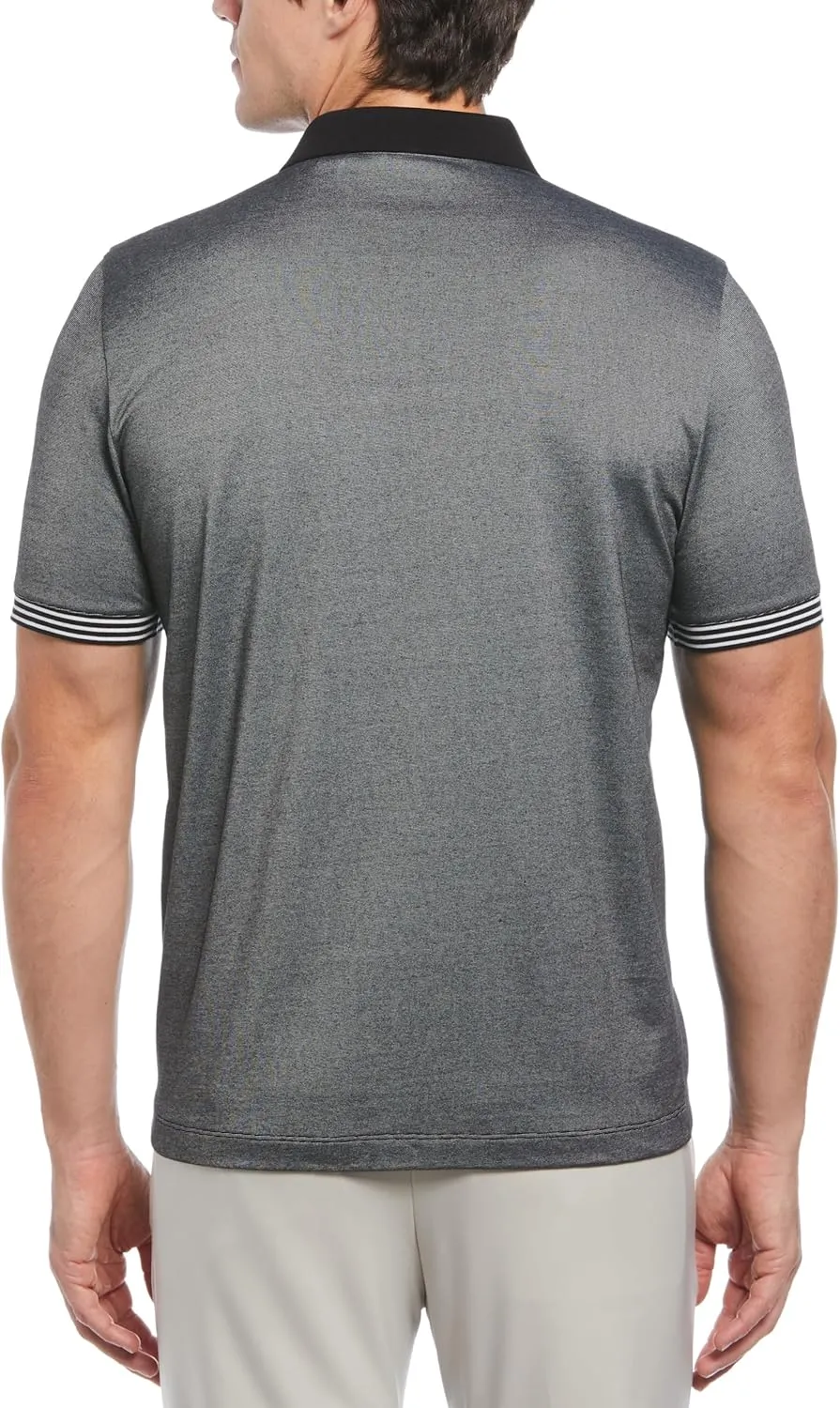 Perry Ellis Men's Icon Polo Shirt with Solid, Breathable, Moisture-Wicking Fabric (Sizes Small-5xl)