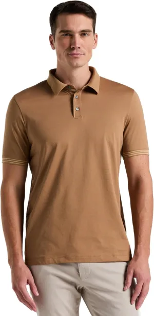 Perry Ellis Men's Icon Polo Shirt with Solid, Breathable, Moisture-Wicking Fabric (Sizes Small-5xl)