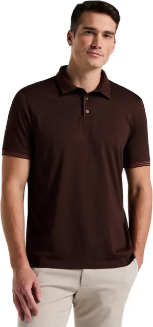 Perry Ellis Men's Icon Polo Shirt with Solid, Breathable, Moisture-Wicking Fabric (Sizes Small-5xl)