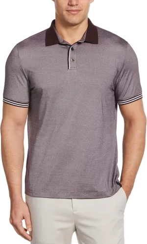 Perry Ellis Men's Icon Polo Shirt with Solid, Breathable, Moisture-Wicking Fabric (Sizes Small-5xl)