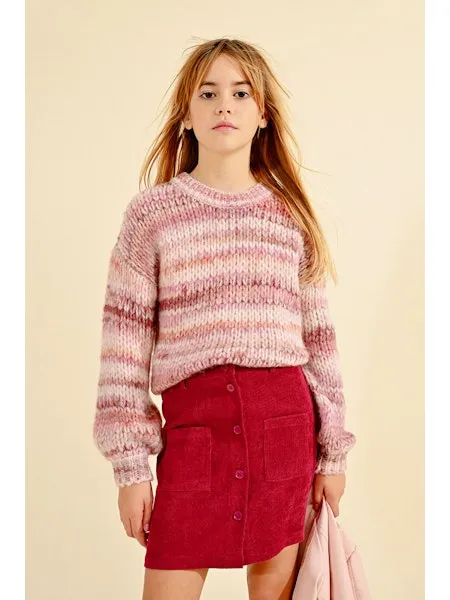 Pink Stripe Sweater