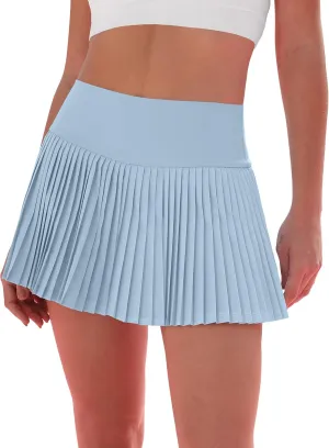 Pleated Tennis Skirt for Women with Shorts Women's Skirts High Waisted Golf Skirts Workout Athletic Skort Skorts