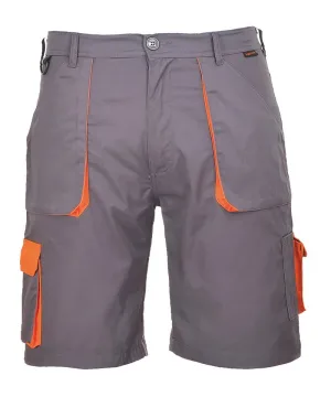 Portwest Texo contrast shorts (TX14) | Grey/Orange