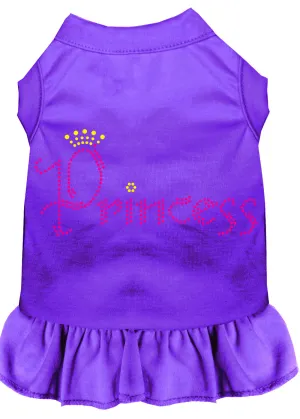 Princess Rhinestone Dress Purple Xs