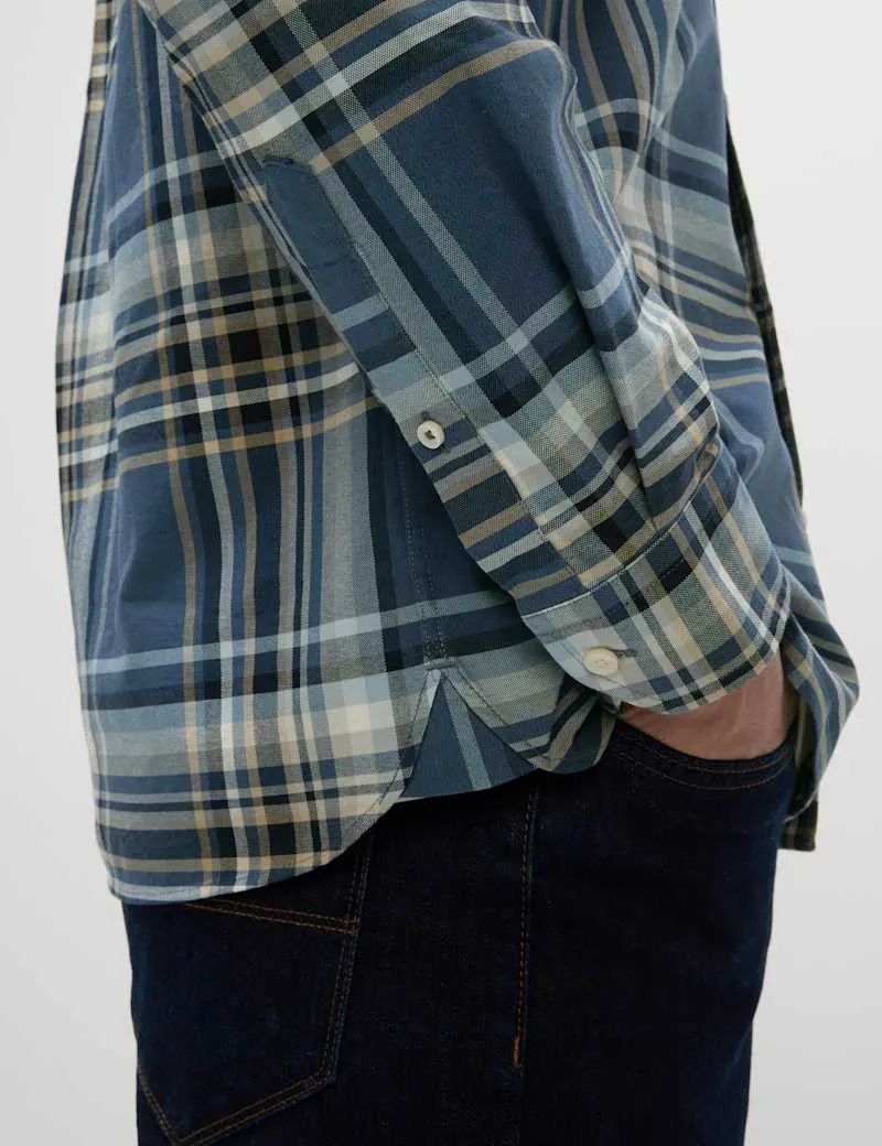 Pure Cotton Check Oxford Shirt