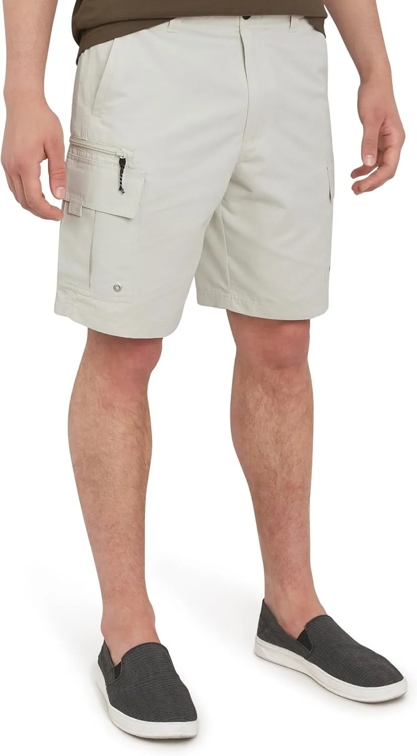Quiksilver Men's Regular Fit Fixed Waist Water Friendly Active Hybrid Cargo Shorts (32-42