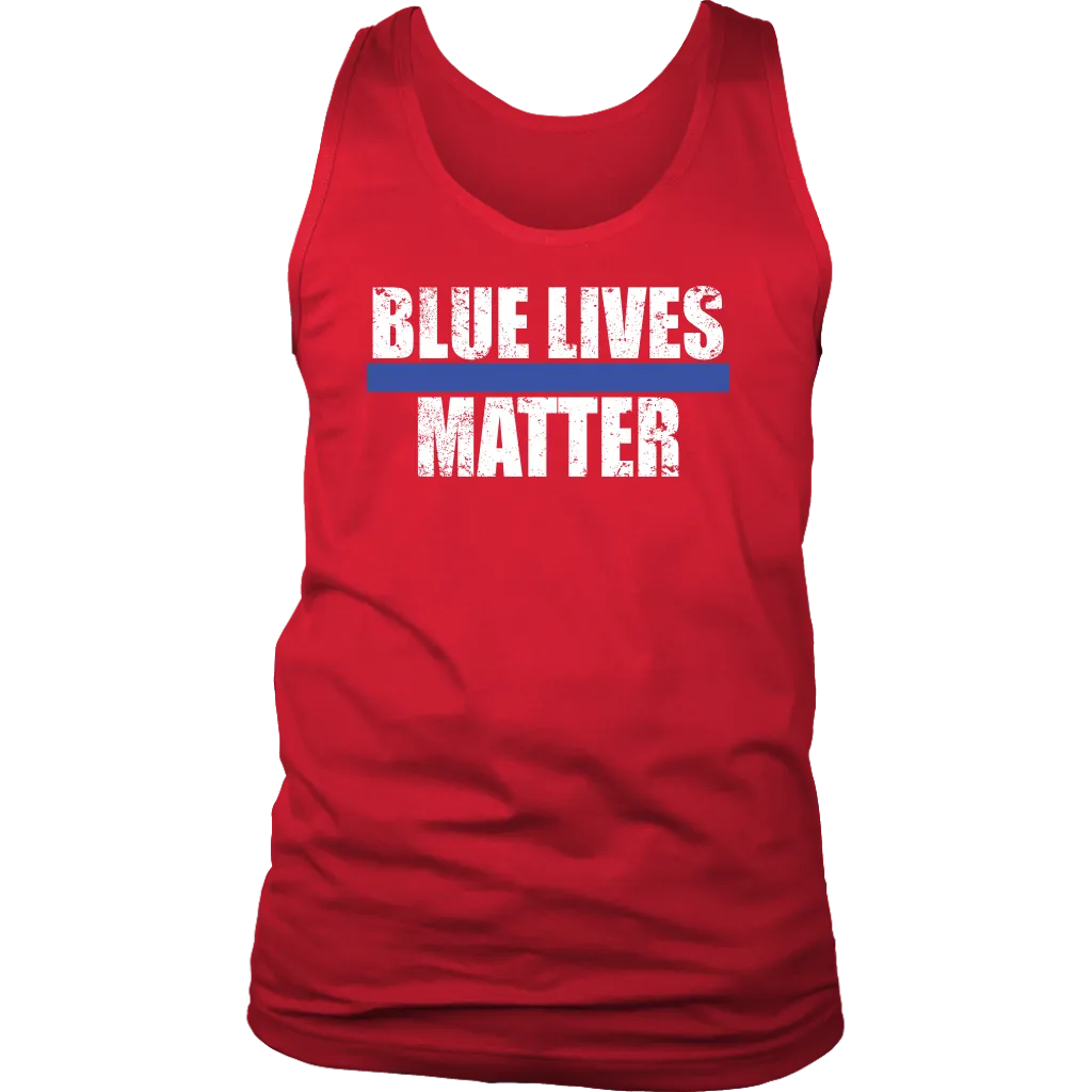 "Blue Lives Matter" - Tank tops