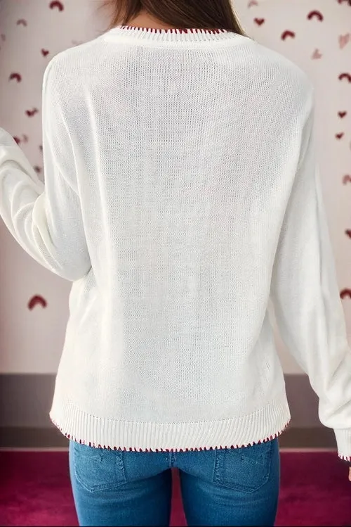 Red Bow Sweater