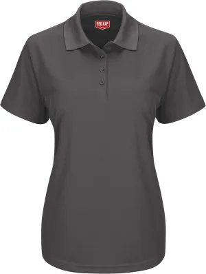 Red Kap Women's Short Sleeve Performance Knit Pocketless Core Polo