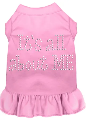 Rhinestone All About Me Dress Light Pink Xxl