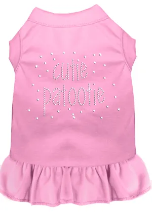 Rhinestone Cutie Patootie Dress Light Pink Xxl